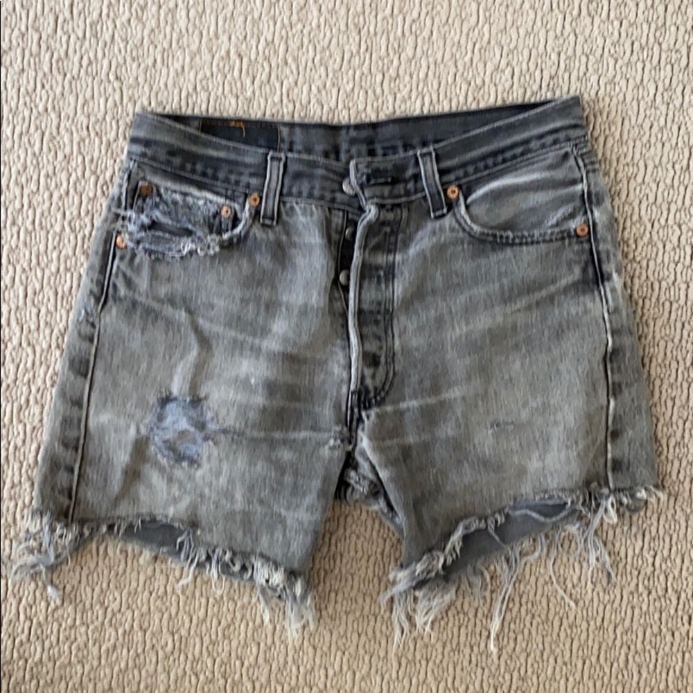 RARE vintage high rise 501 Levi’s cutoff shorts